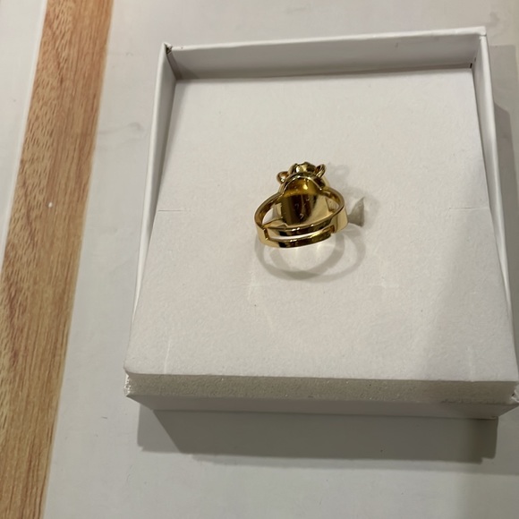 Cowrie Shell Adjustable Ring - Picture 3 of 3